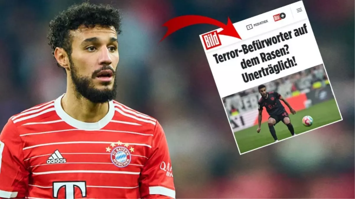 Almanya\'da Filistin\'e destek veren Bayern Münih\'in yıldızı Mazraoui için skandal manşet