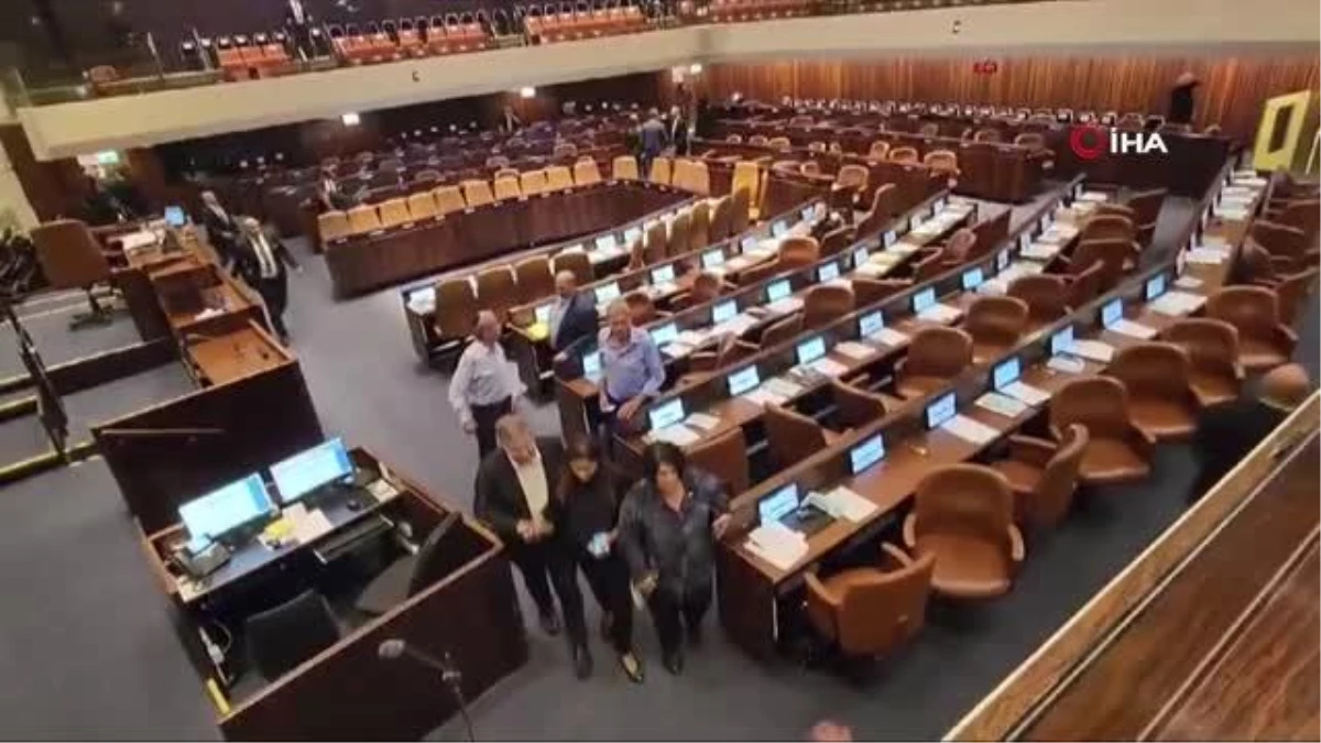Kudüs\'te siren sesleriyle İsrail meclisi oturuma ara verdi