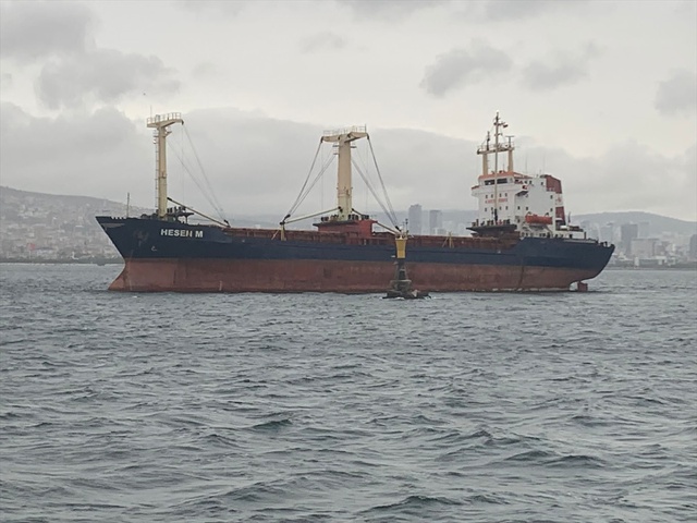 İstanbul Boğazı'na giriş yapmaya hazırlanan kuru yük gemisi karaya oturdu İstanbul Boğazı'na giriş yapmaya hazırlanan kuru yük gemisi karaya oturdu