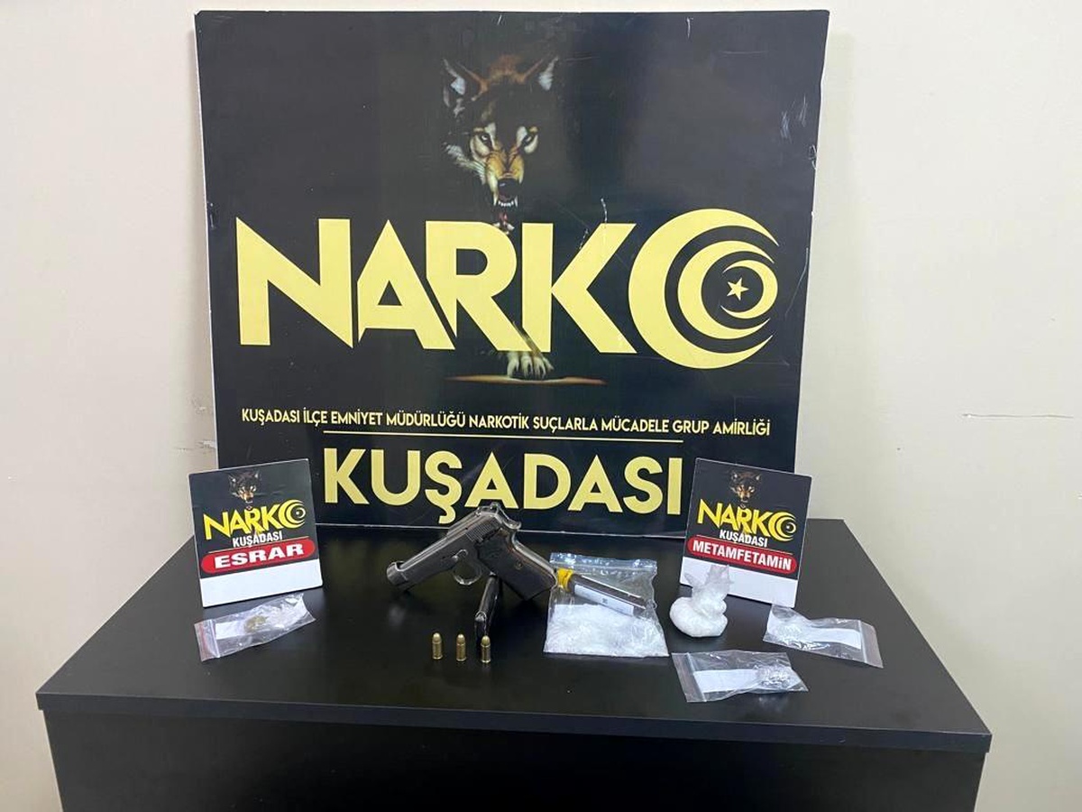 Kuşadası\'nda Uyuşturucu Satıcısı Yakalandı