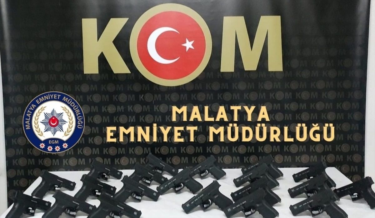 Malatya\'da silah kaçakçılığı operasyonunda 20 tabanca ele geçirildi
