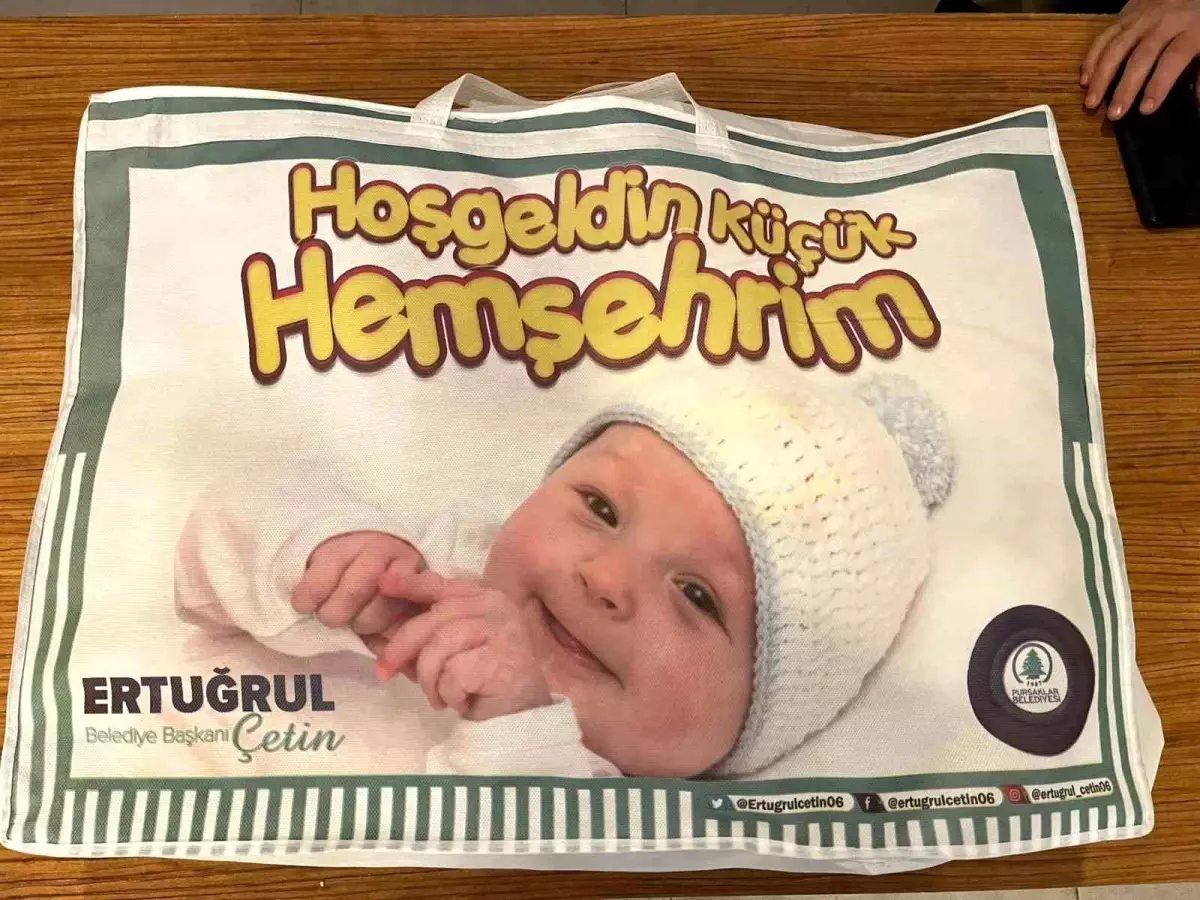 Pursaklar Belediyesi, 4,5 yılda 5 bin 413 bebeği hediyelerle karşıladı