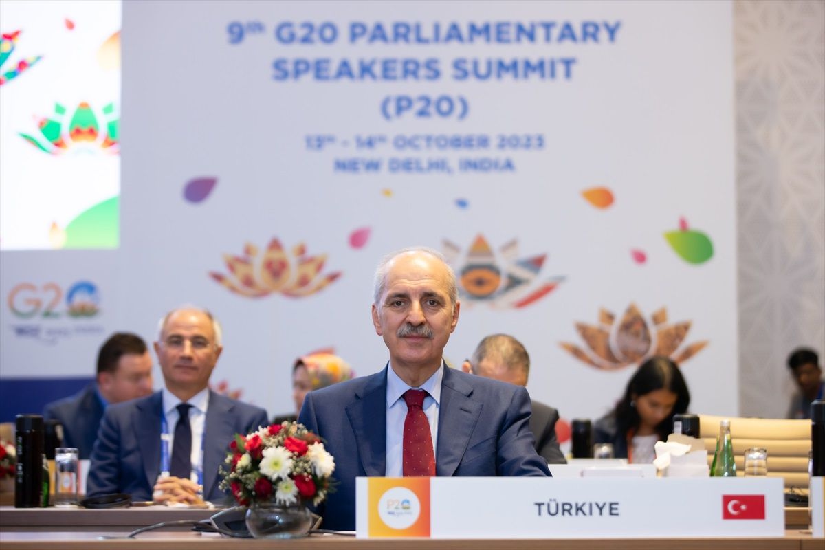 TBMM Başkanı Numan Kurtulmuş, G20 Parlamento Başkanları Zirve Bildirisinde Filistin Çatışmalarının Görmezden Gelinmesine İlişkin Rahatsızlığını Beyan Etti