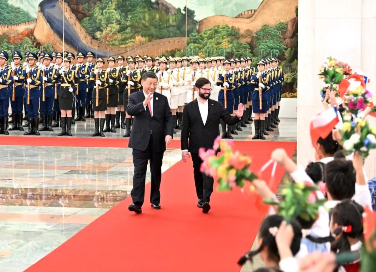 Çin Cumhurbaşkanı Xi Jinping, Şili Devlet Başkanı Gabriel Boric ile Görüştü