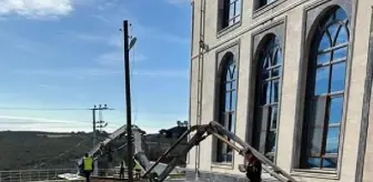 Beton pompası hortumu işçinin başına çarptı, hayatını kaybetti