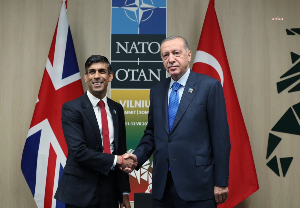 Cumhurbaşkanı Erdoğan, İngiltere Başbakanı Sunak ile Görüştü