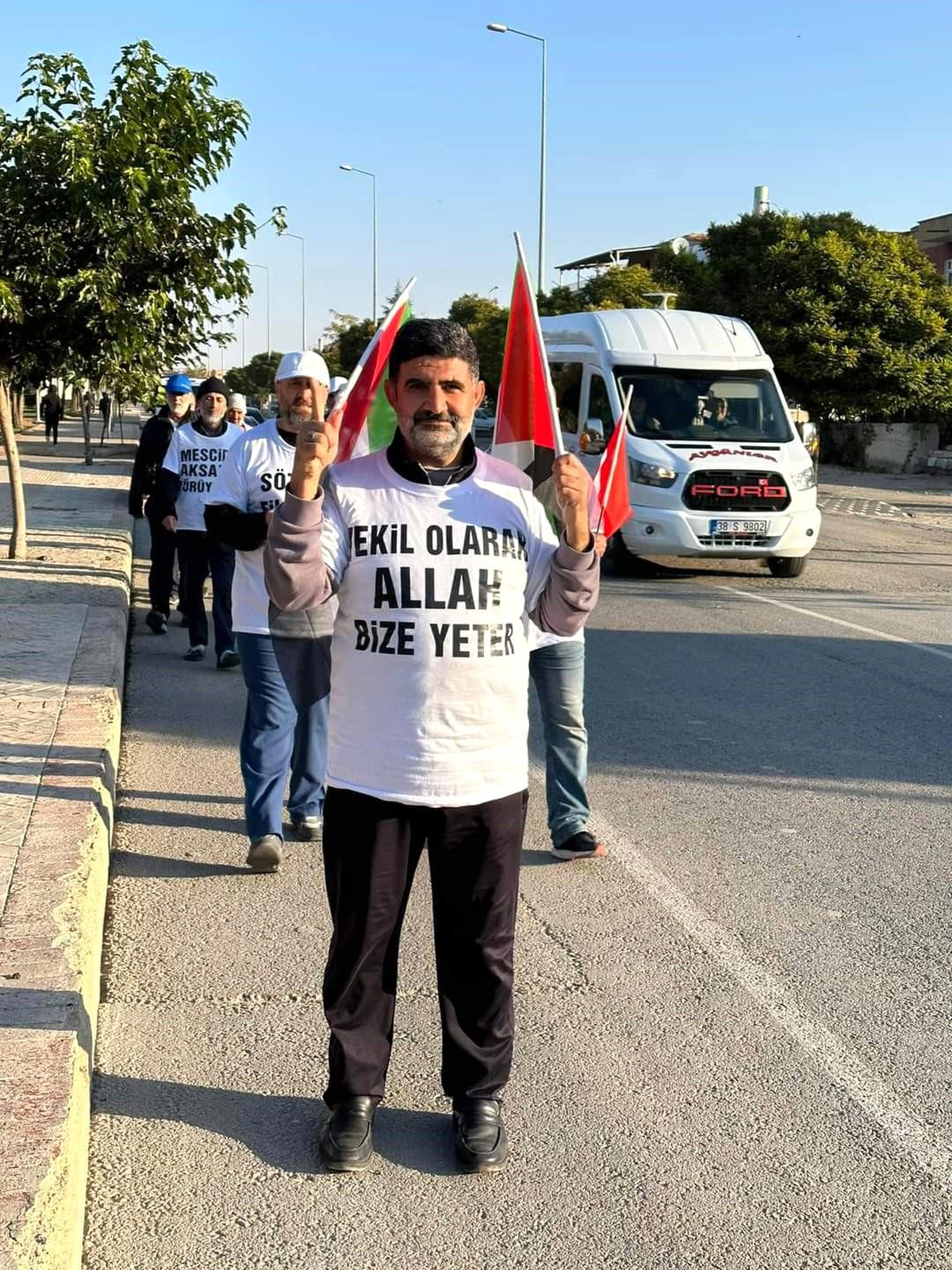 Kayseri\'den Filistin\'e Destek Yürüyüşü