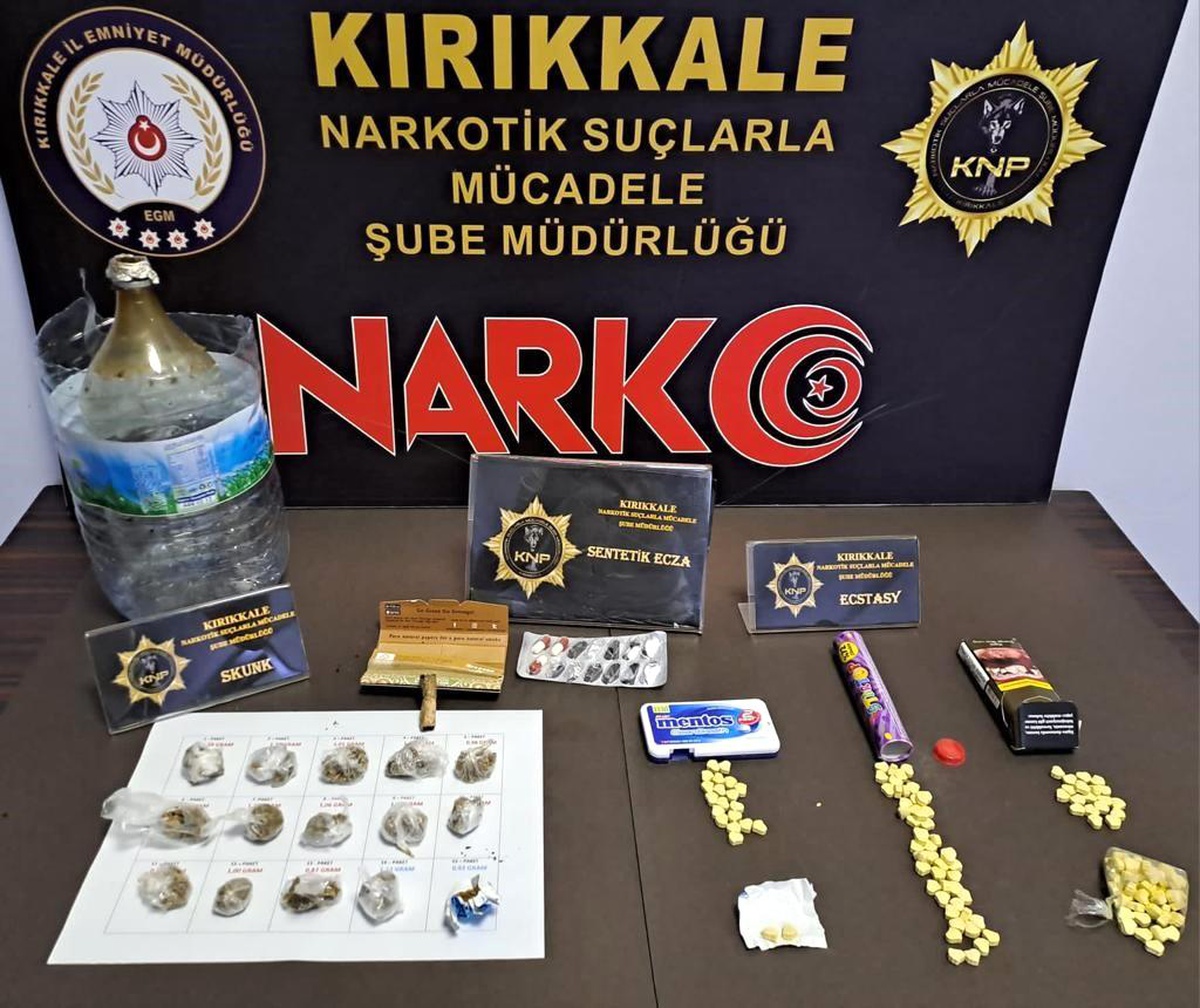 Kırıkkale\'de Uyuşturucu Operasyonu: 2 Şahıs Tutuklandı