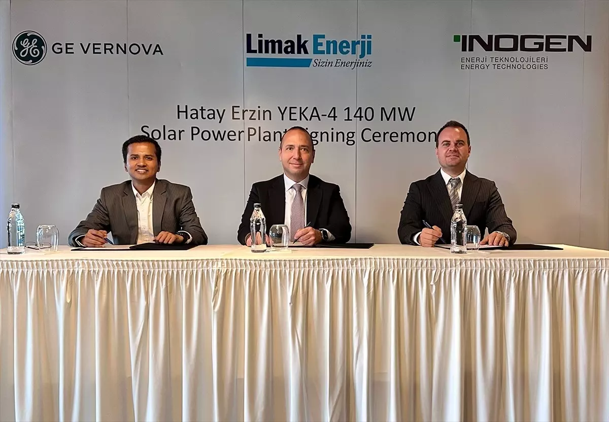 Limak Enerji, Hatay\'da Güneş Enerji Santrali Kurmak İçin Anlaşma İmzaladı