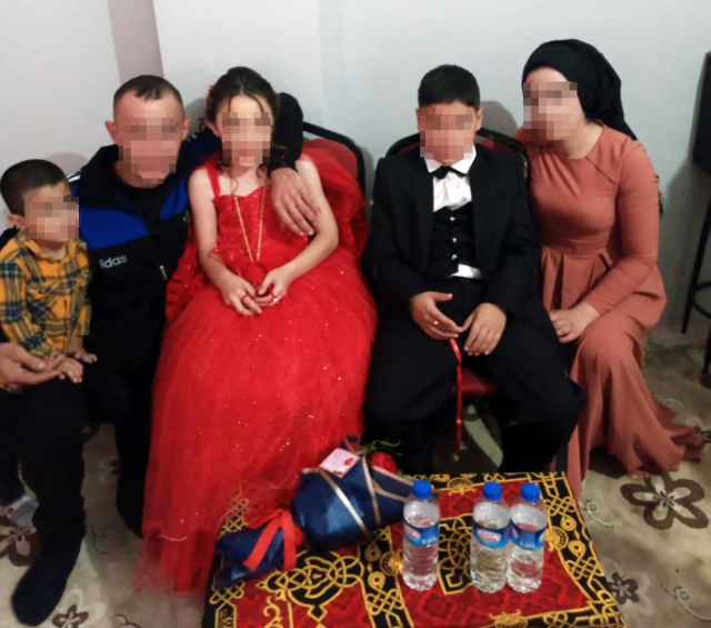 Mardin'de nişan töreni yapılan 2 küçük çocuğun anne ve babası gözaltına alındı