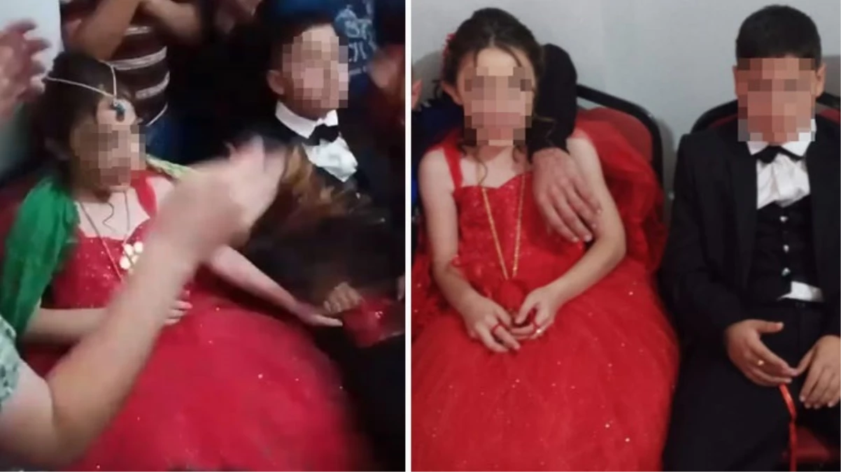 Mardin\'de nişan töreni yapılan 2 küçük çocuğun anne ve babası gözaltına alındı