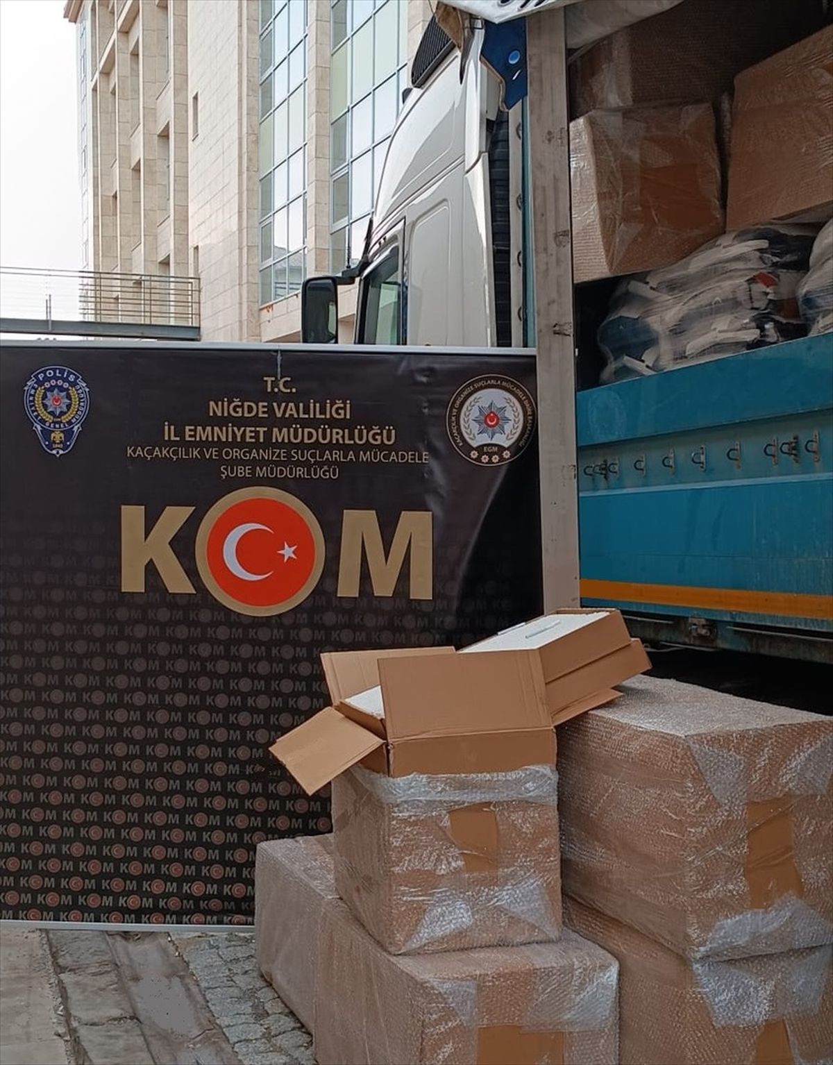 Niğde\'de 995 bin makaron ele geçirildi