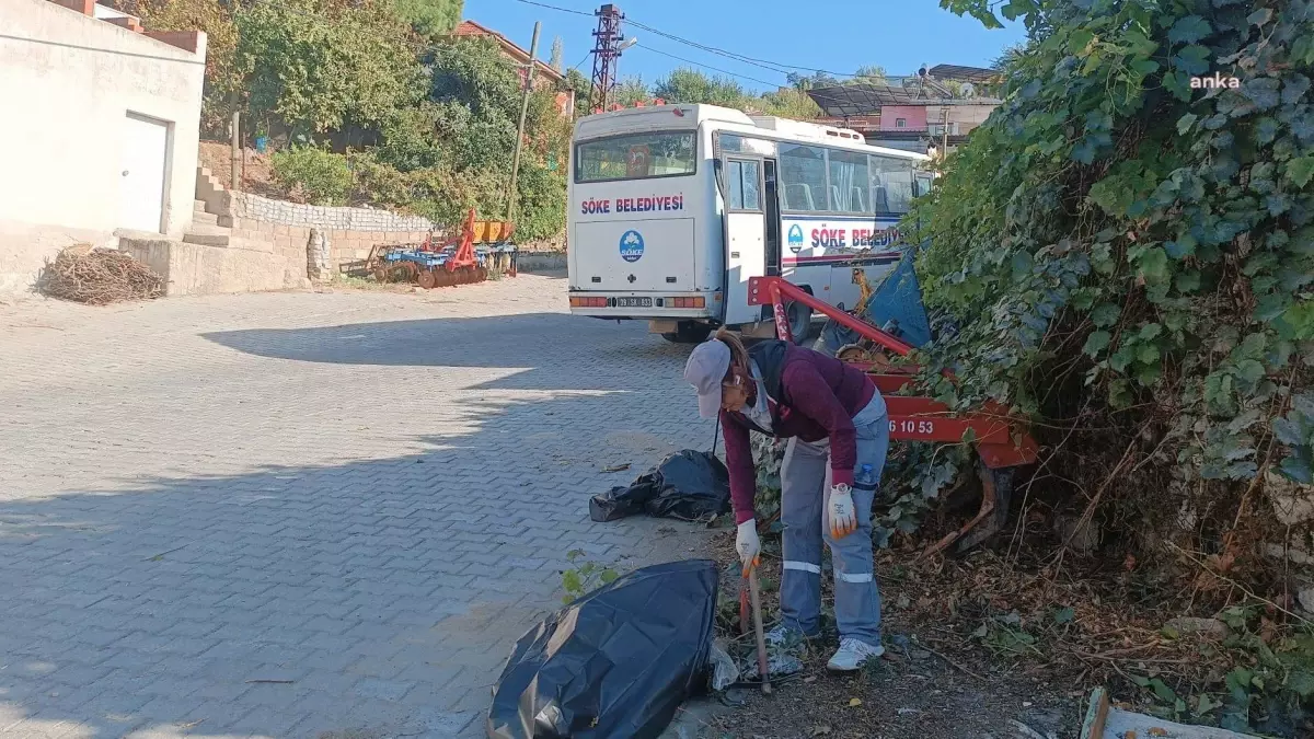 Söke Belediyesi Ekipleri Söke\'nin Her Yerinde İş Başında