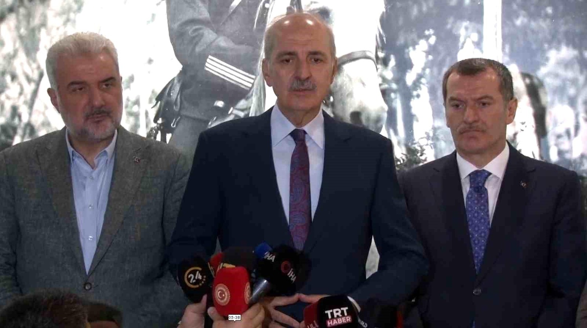 TBMM Başkanı Numan Kurtulmuş: " Biz Ortadoğu\'da barıştan yanayız"