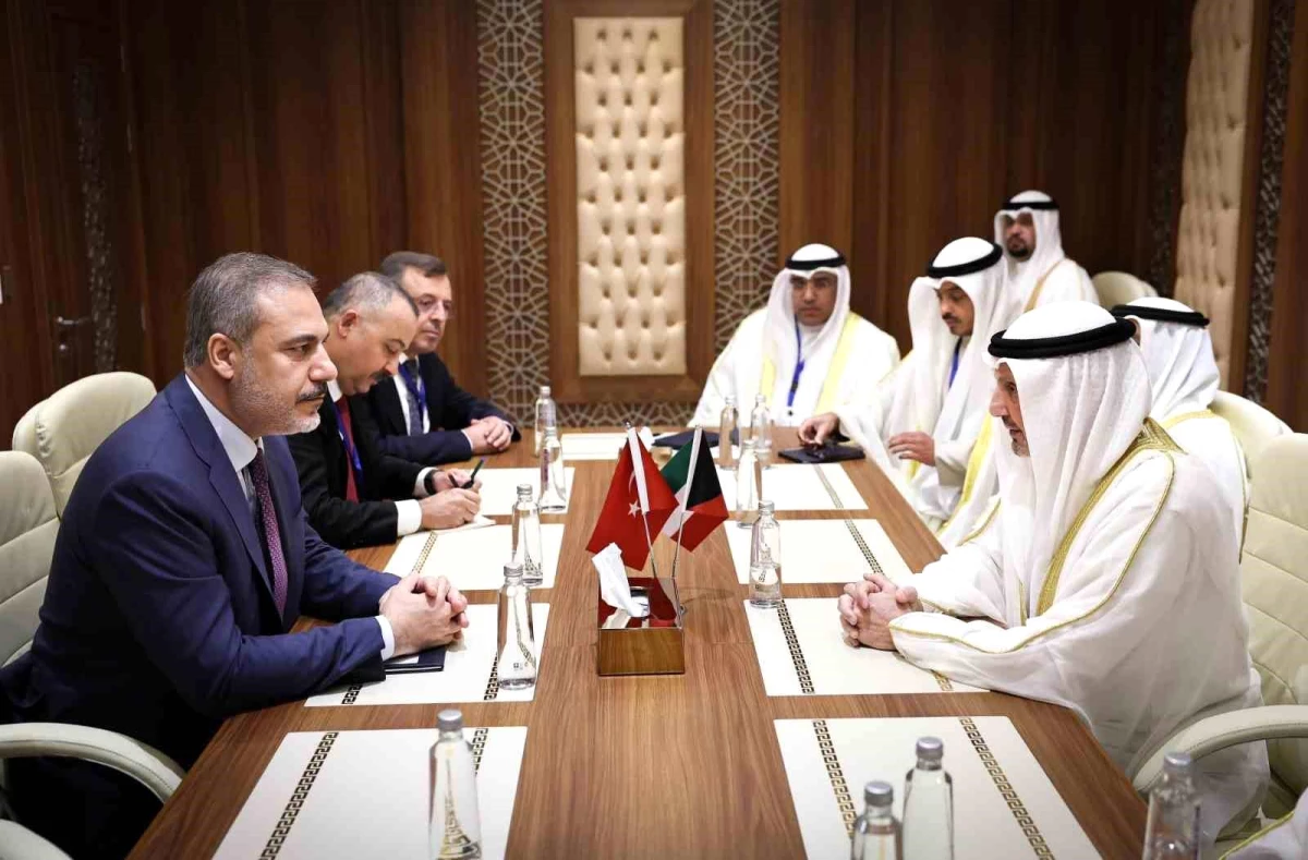 Dışişleri Bakanı Hakan Fidan, Suudi Arabistan ve Kuveyt Dışişleri Bakanları ile görüştü