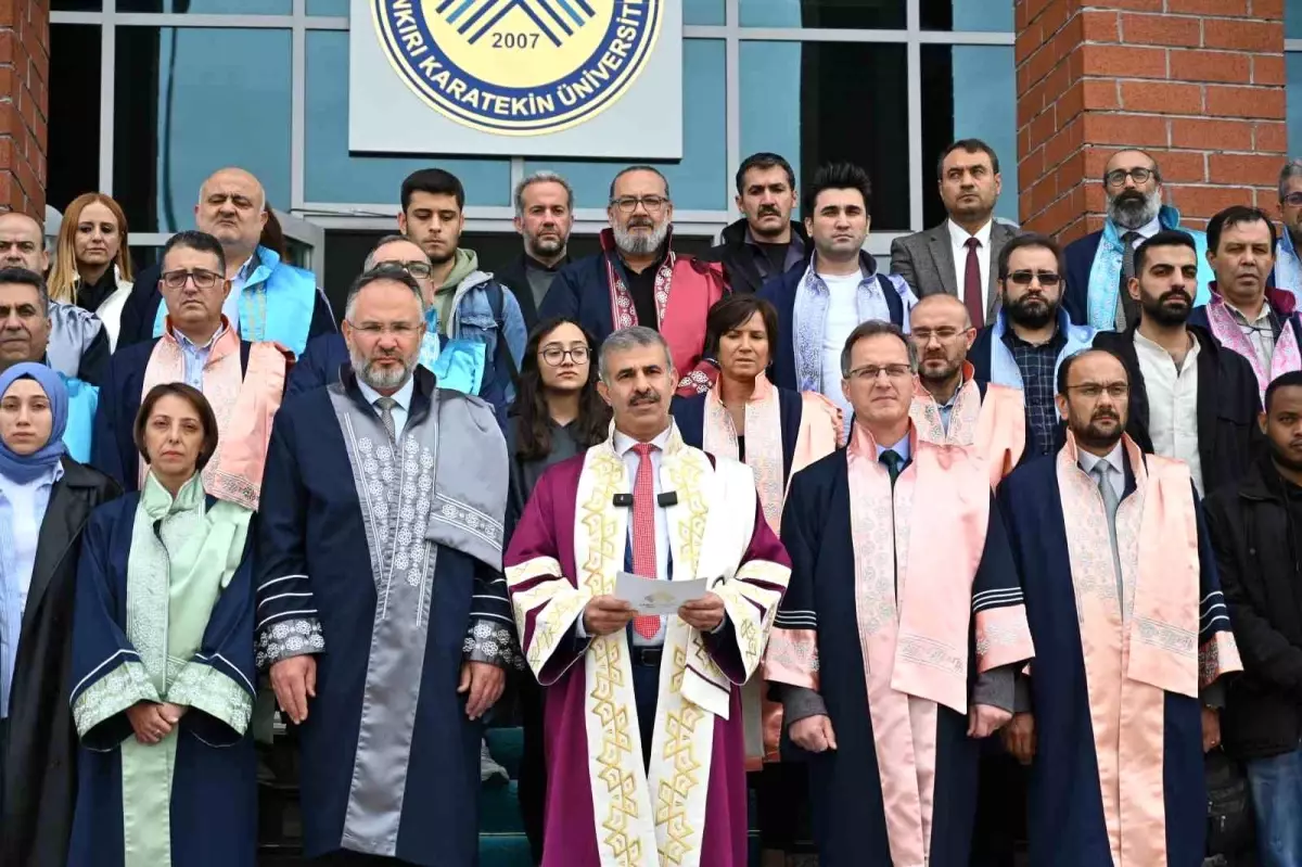 ÇAKÜ Rektörü Prof. Dr. Harun Çiftçi, İsrail\'i Kınadı