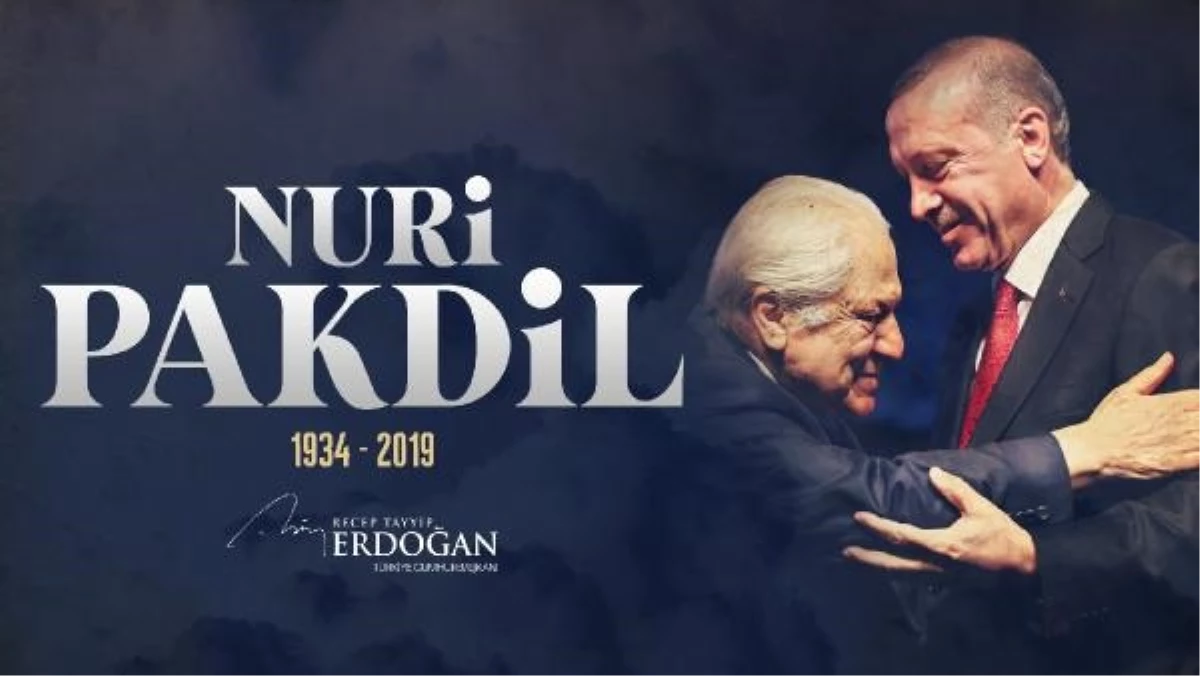 Cumhurbaşkanı Erdoğan Kudüs Şairi Nuri Pakdil\'i ölümünün 4\'üncü yılında unutmadı