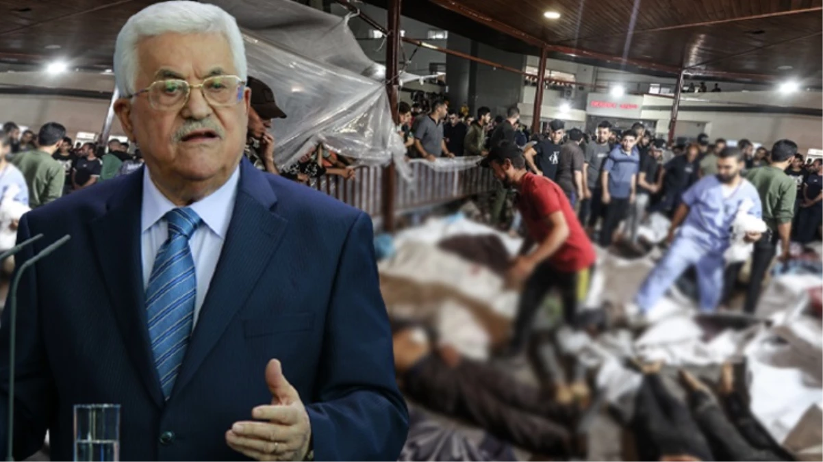 Filistin Devlet Başkanı Abbas\'tan hastane katliamı sonrası ilk açıklama: İsrail, kırmızı çizgilerimizi geçti