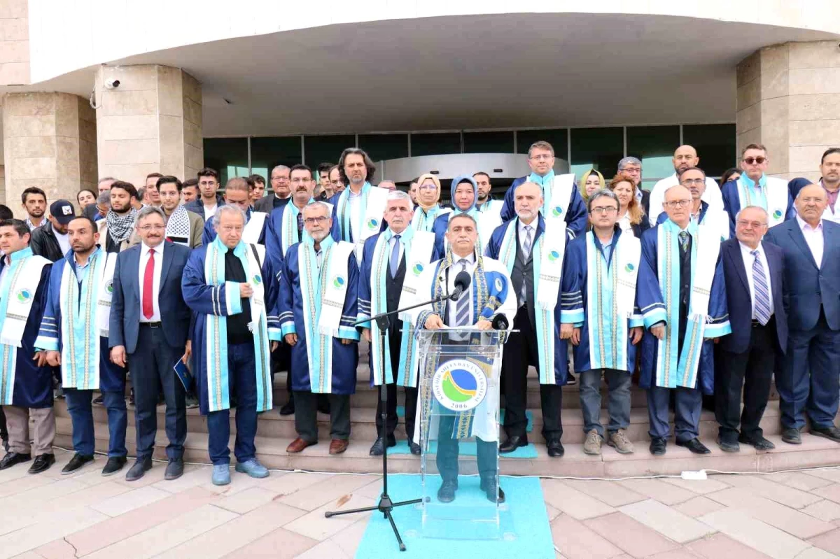 Kırşehir Ahi Evran Üniversitesi, İsrail\'in Filistin\'e yönelik saldırılarını kınadı