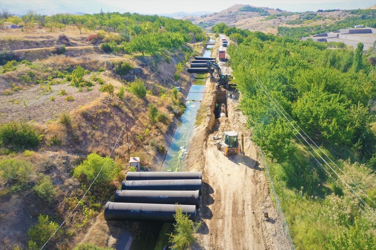 Malatya İçme Suyu İsale Hattı Çalışmaları Devam Ediyor