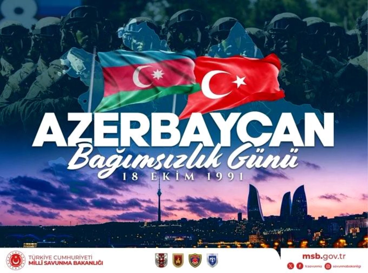 Türkiye, Azerbaycan\'ın Bağımsızlık Günü\'nü kutladı