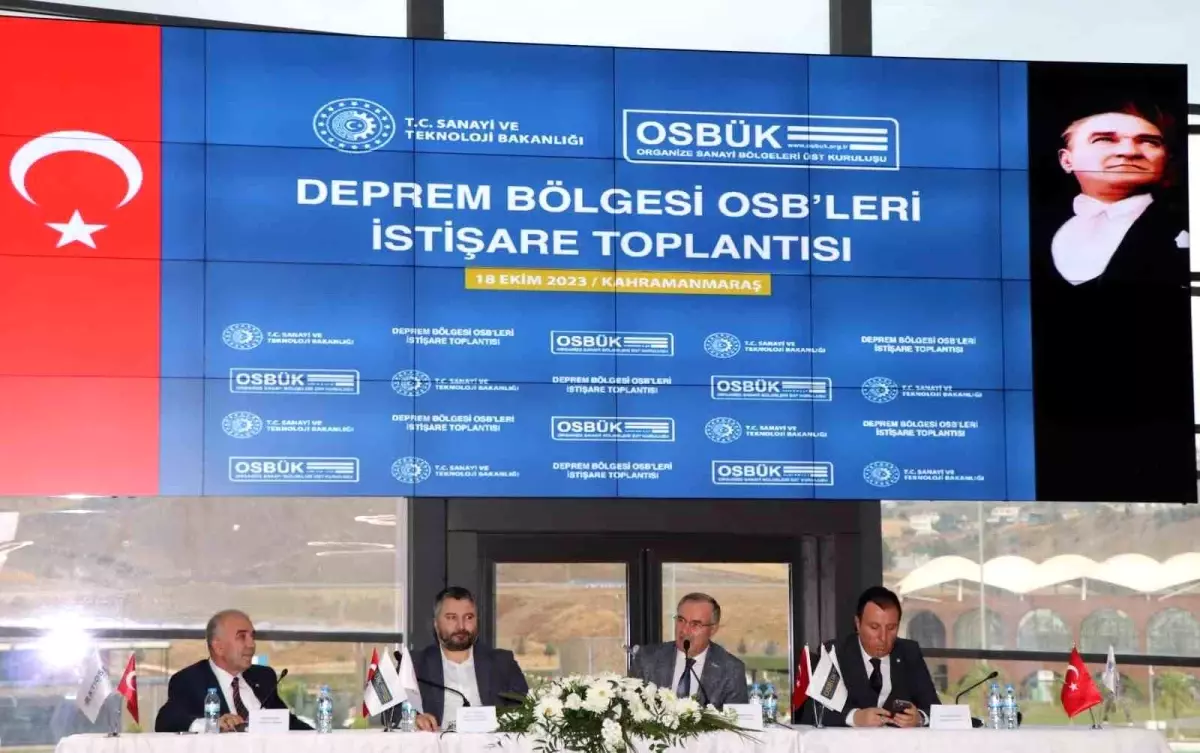OSBÜK deprem bölgesindeki OSB\'lerle buluştu