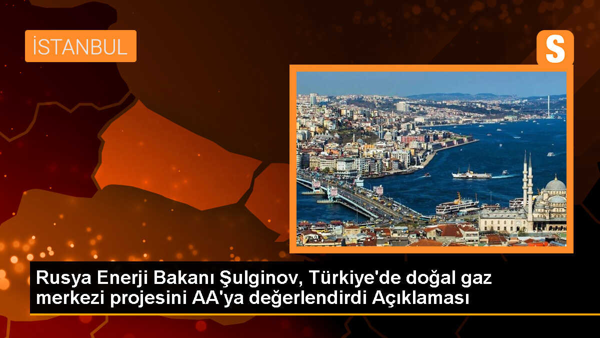 Rusya Enerji Bakanı Şulginov, Türkiye\'de doğal gaz merkezi projesini AA\'ya değerlendirdi Açıklaması