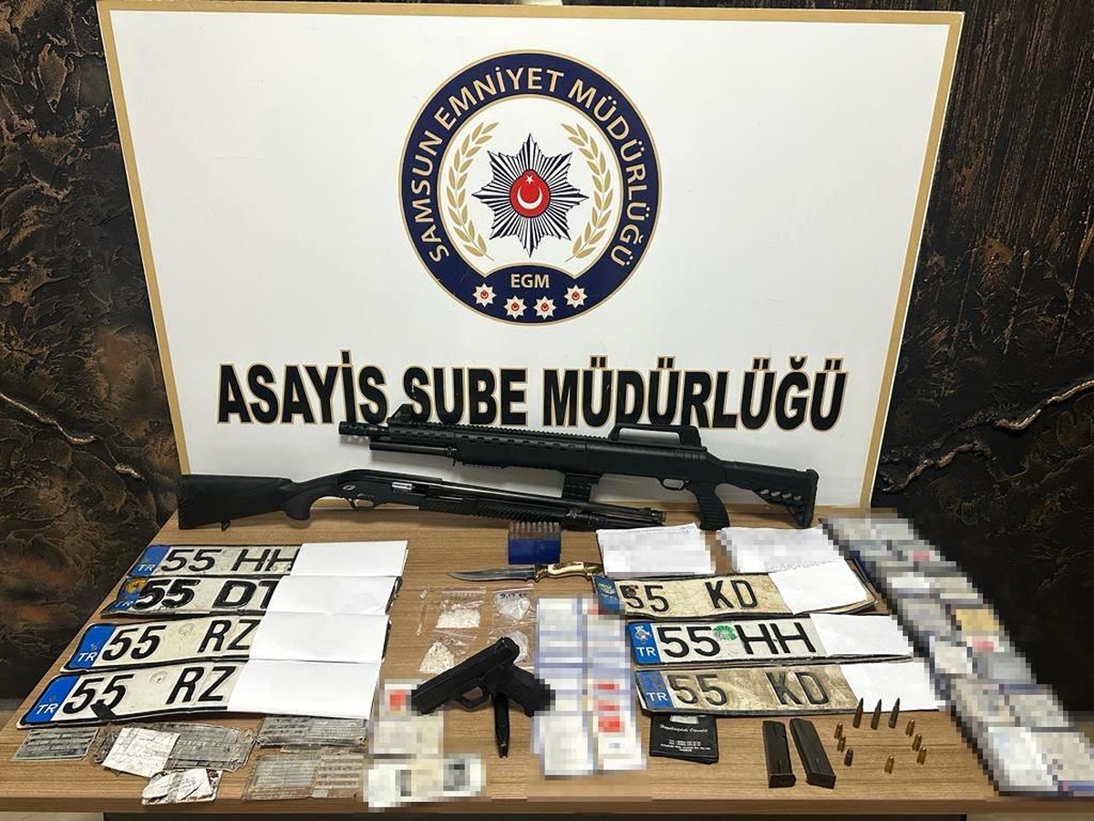 Samsun Merkezli Oto Hırsızlarına Operasyon: 19 Gözaltı