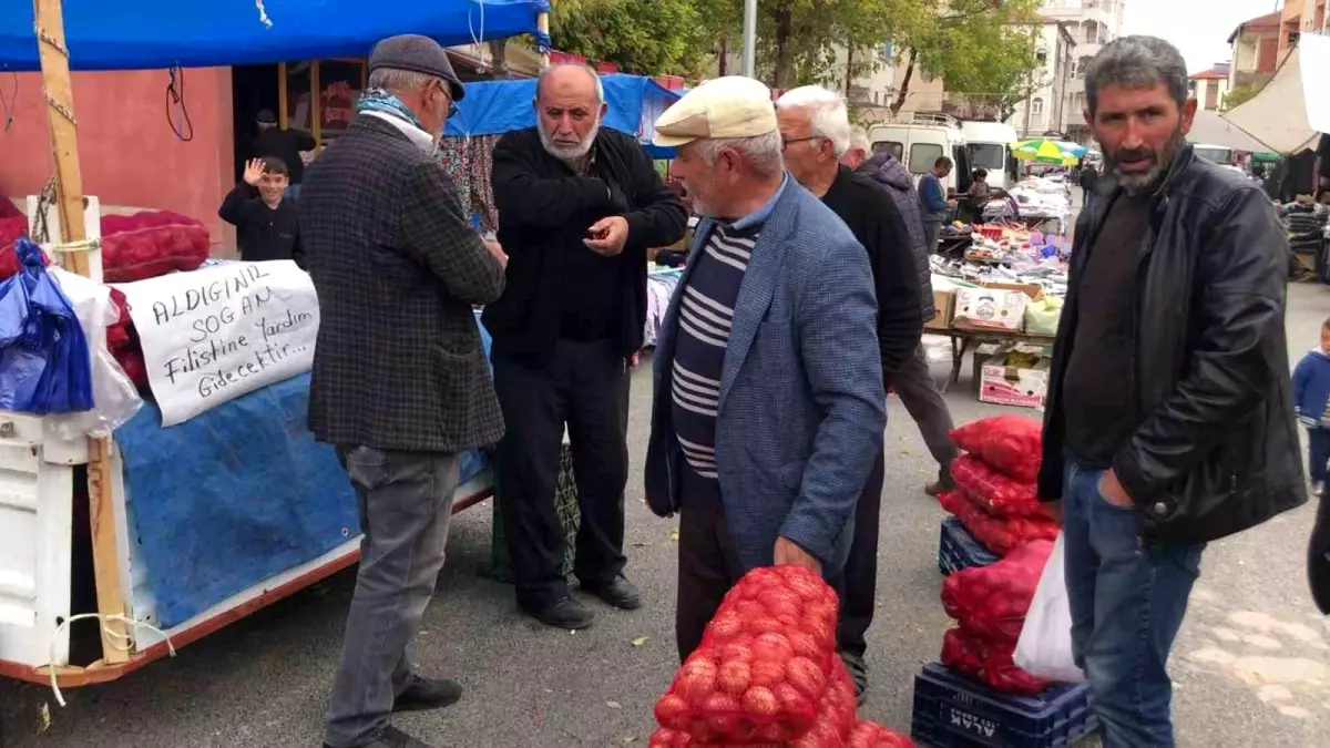 Soğan Satıcısı Filistin\'e Yardım İçin Tüm Gelirini Bağışlayacak