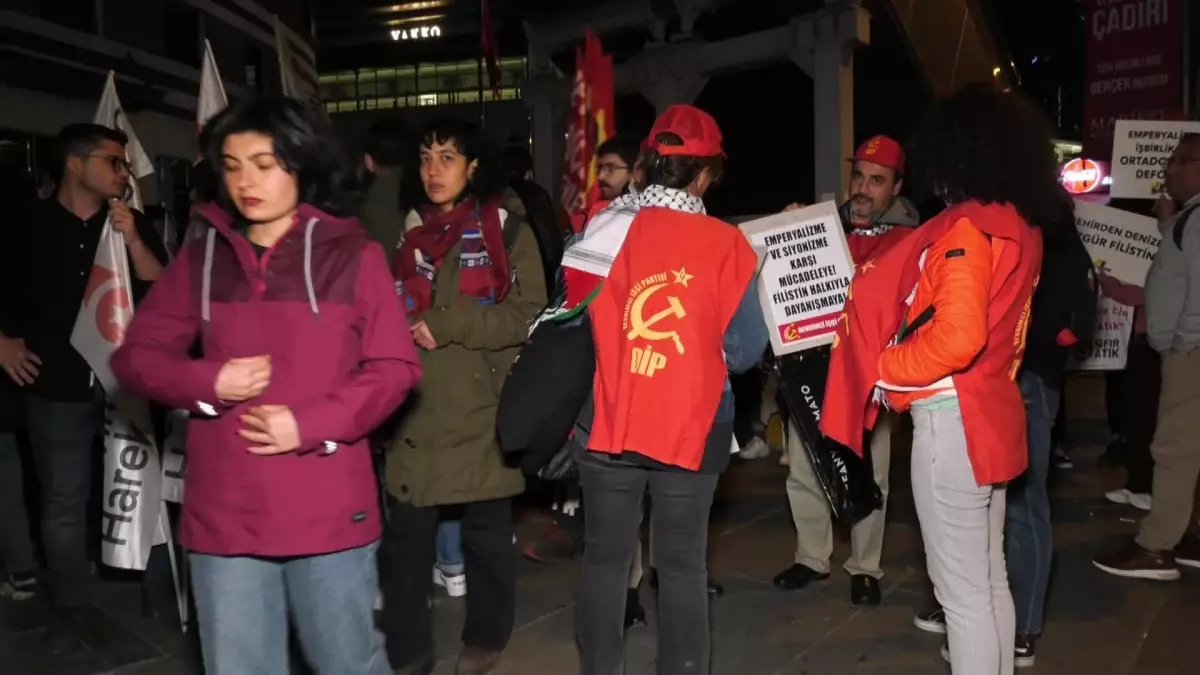 Sol Örgütlerden Ankara\'da İsrail\'in Filistine Yönelik Saldırılarına Protesto: "Bağımsız ve Özgür Filistin\'in Yanında Olanlar, Emperyalizmin,...