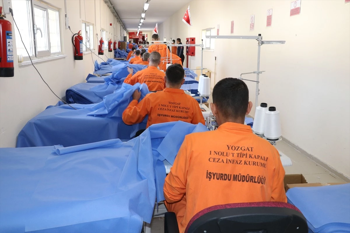 Yozgat Ceza İnfaz Kurumu İşyurdu Müdürlüğü\'nde Hükümlülerin Çalışması Ekonomiye Katkı Sağlıyor