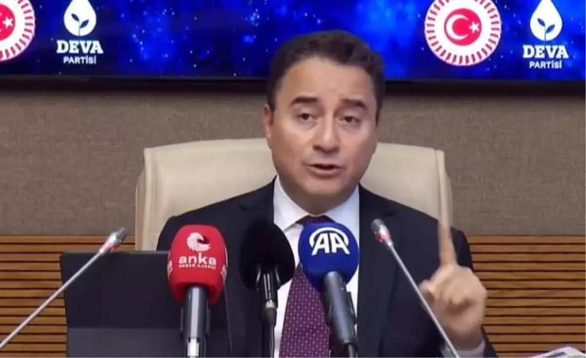 DEVA Partisi Genel Başkanı Ali Babacan, 2024 bütçesini eleştirdi