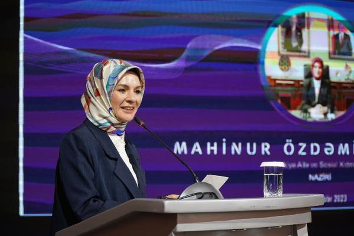 Aile ve Sosyal Hizmetler Bakanı Göktaş, Azerbaycan Kadın Forumu\'nda konuşma yaptı