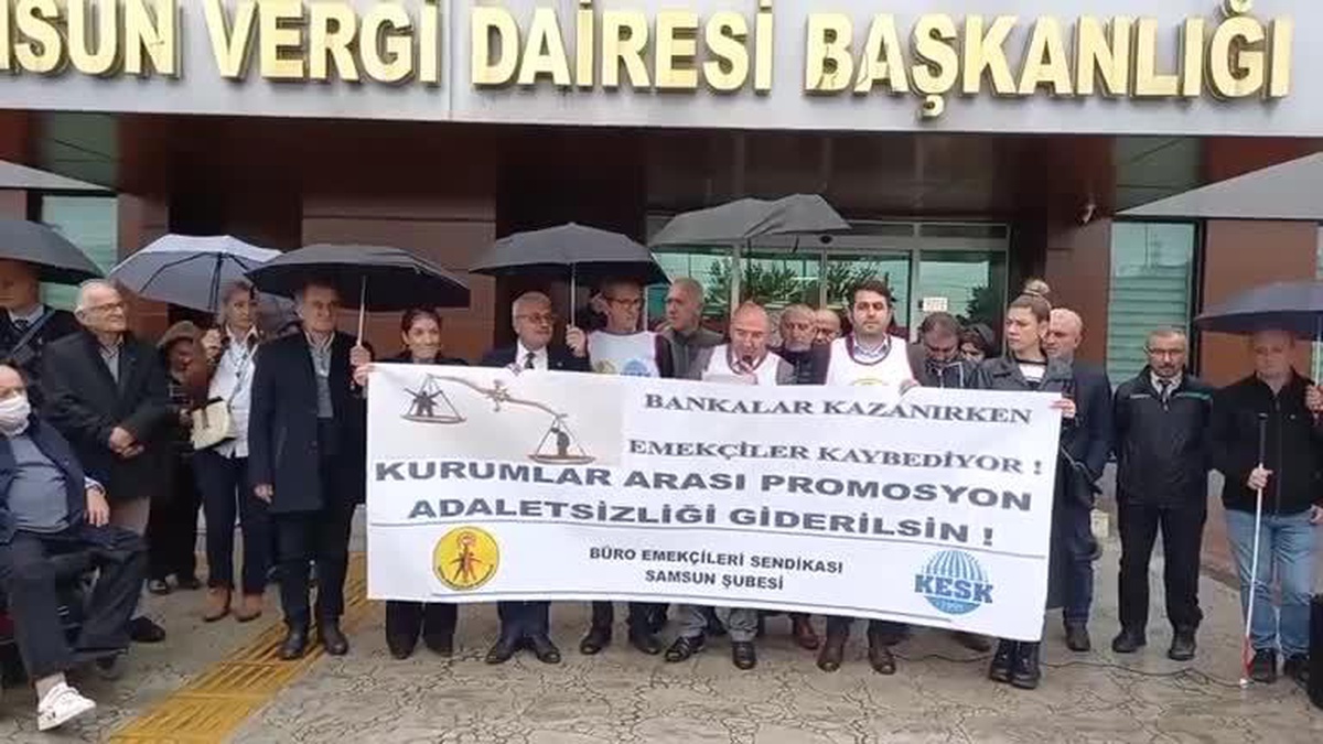 Bes Samsun Şube Başkanı Tuluk: "Bankalar Emekçilerin Cebindeki Bütün Parayı Almak İstiyor"