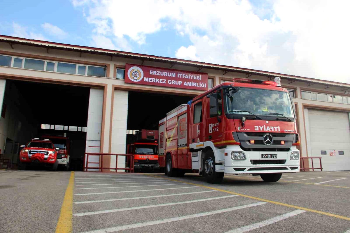 Erzurum İtfaiyesi 2023 Yılında En Çok Ot ve Açık Arazi Yangınlarına Müdahale Etti