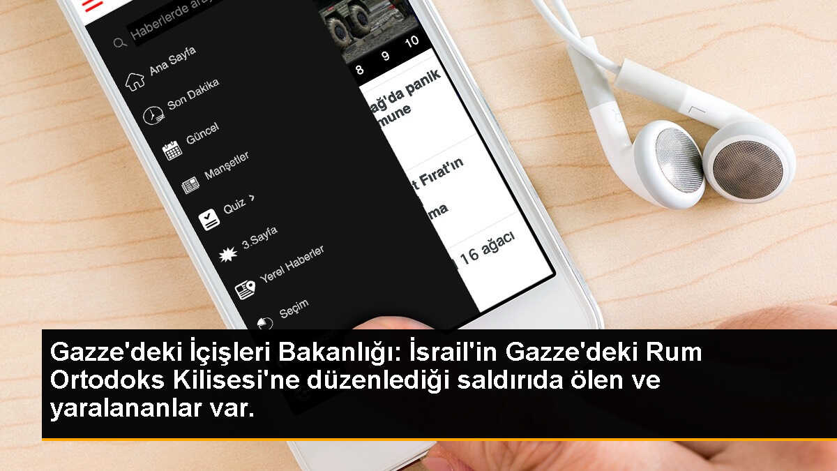 Gazze\'deki İçişleri Bakanlığı: İsrail\'in Gazze\'deki Rum Ortodoks Kilisesi\'ne düzenlediği saldırıda ölen ve yaralananlar var.
