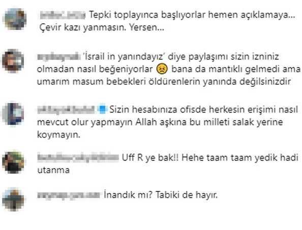 'İsrail'in yanındayım' paylaşımını beğenen Burcu Esmersoy'dan açıklama: Hesabım ofiste açıktı, beğeneni bulmaya çalışıyorum