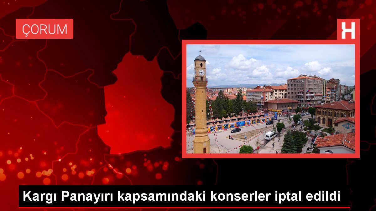 Kargı Panayırı'ndaki Konserler İsrail Saldırıları Nedeniyle İptal Edildi