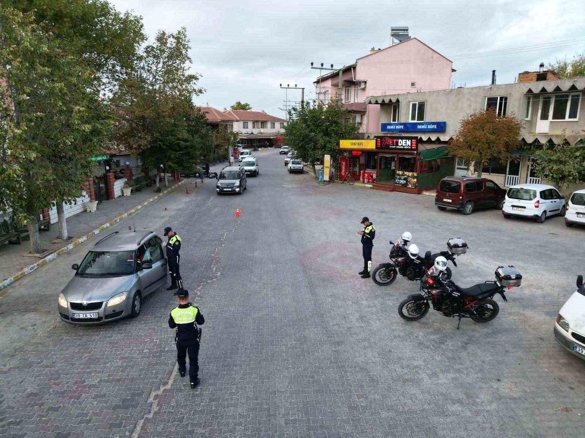Kırklareli\'nde dron destekli trafik denetimi yapıldı