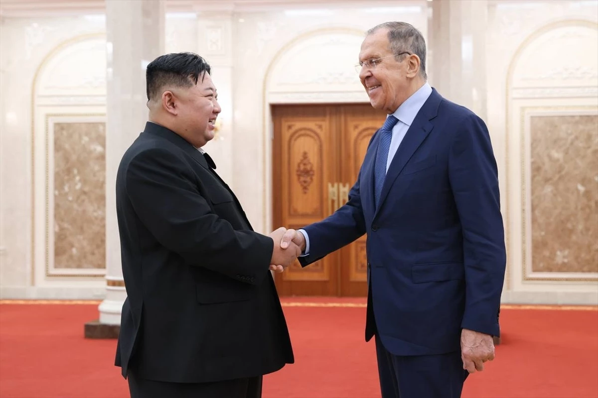 Rusya Dışişleri Bakanı Lavrov, Kuzey Kore lideri Kim Jong-un ile görüştü