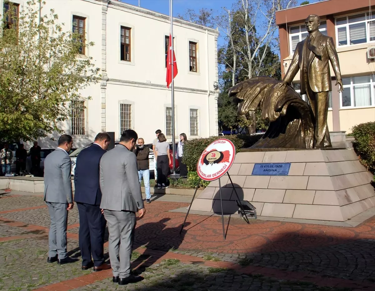 Sinop\'ta 19 Ekim Muhtarlar Günü dolayısıyla tören düzenlendi