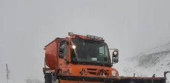 Van-Bahçesaray Karayolu'nda Kar Yağışı ve Sis Etkili Oldu