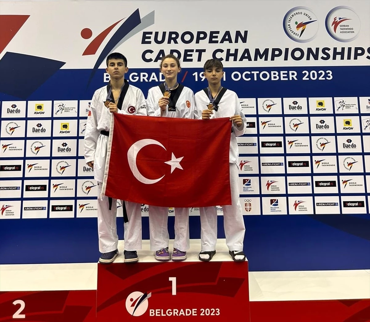 Avrupa Yıldızlar Tekvando Şampiyonası\'nda Milli Sporcular 3 Bronz Madalya Kazandı