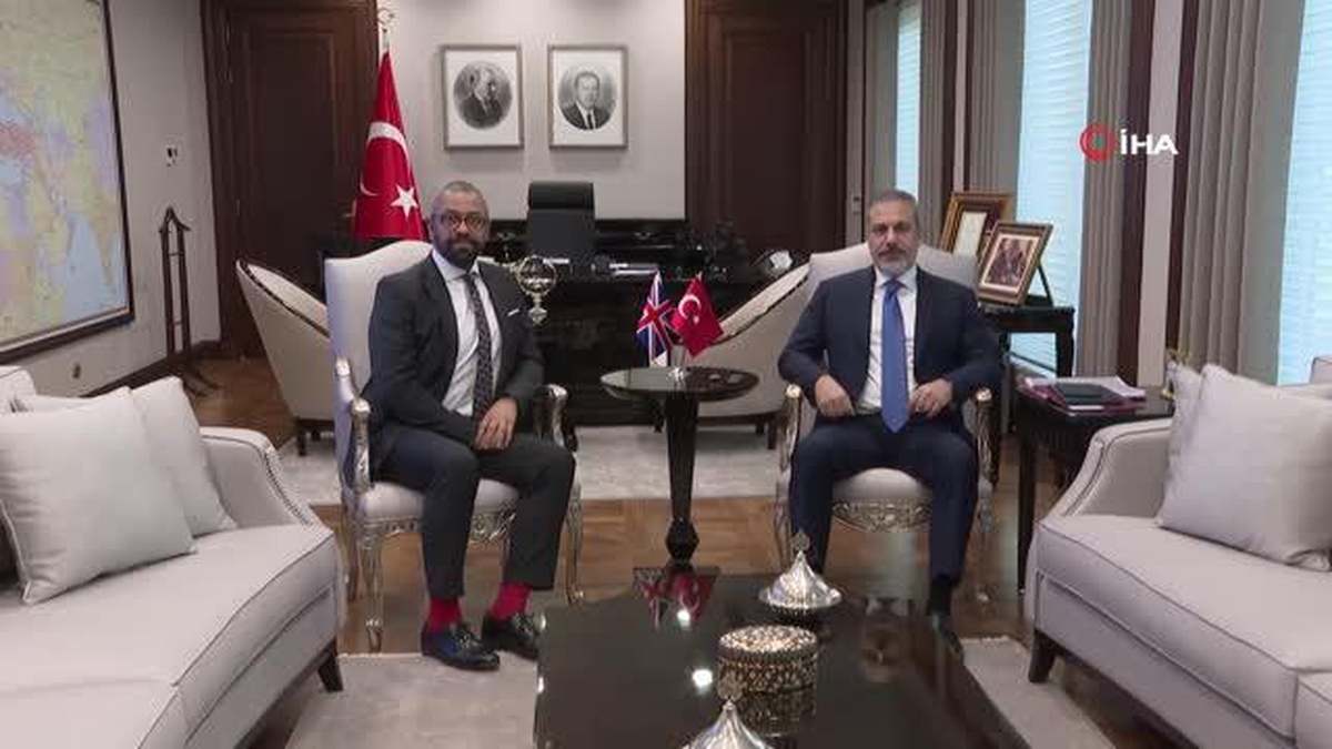 Bakan Fidan, İngiltere Dışişleri Cleverly ile görüştü