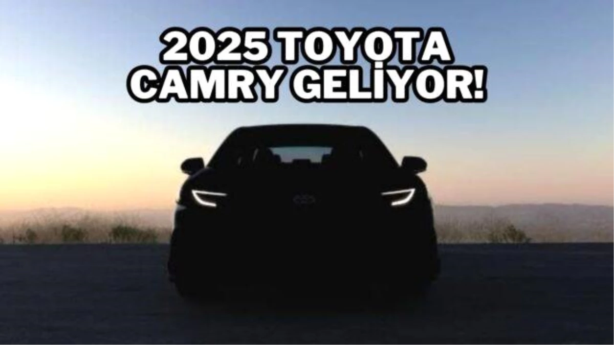 Yeni Toyota Camry\'nin Teaser Fotoğrafı Yayınlandı