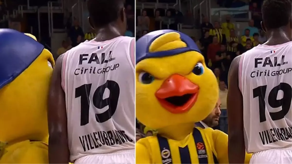 Avrupa\'da örneği yok! Fenerbahçe Beko\'nun maskotu sahaya dalıp tartışmayı ayırdı