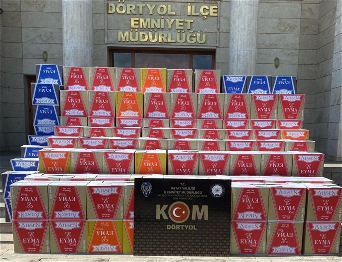 Dörtyol\'da 1 Milyon 700 Bin Kaçak Makaron Ele Geçirildi