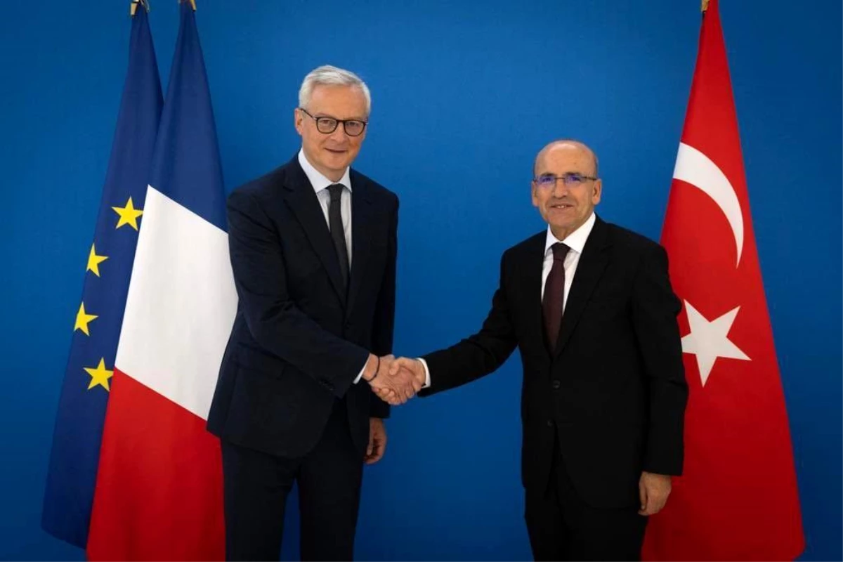 Mehmet Şimşek, Fransa Ekonomi ve Maliye Bakanı ile görüştü