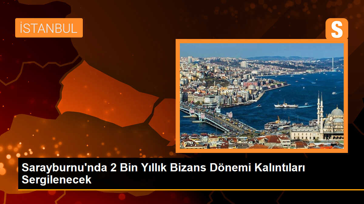 Sarayburnu\'nda 2 Bin Yıllık Bizans Dönemi Kalıntıları Sergilenecek