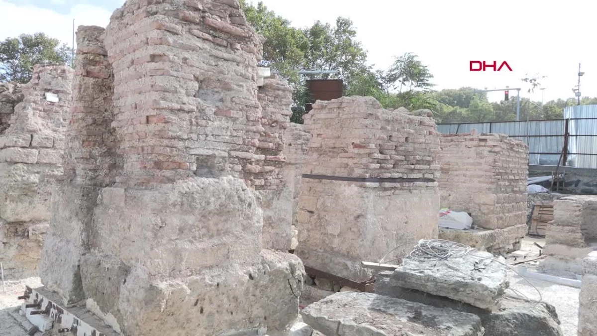 Sarayburnu\'nda 2 Bin Yıllık Bizans Dönemi Kalıntıları Sergilenecek